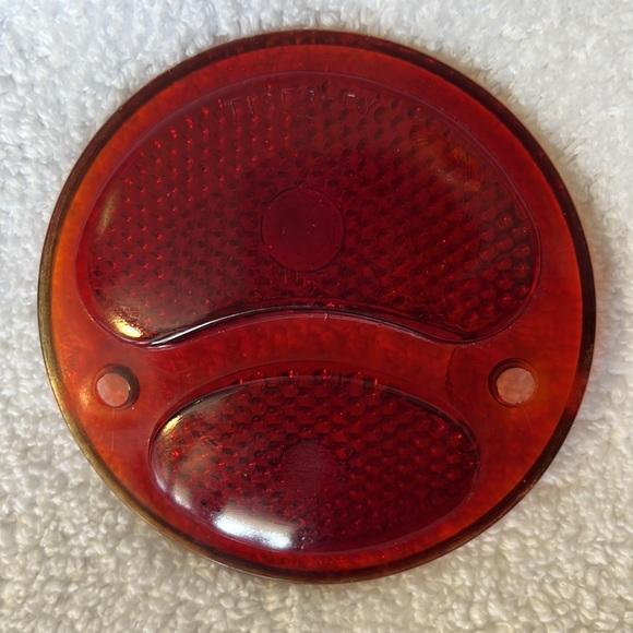 Vintage 1928-31 Ford Model A Tiger-Ey Tail Light Lens - Picture 3 of 7